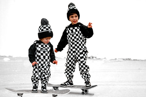 Rebel Checkered Overalls in Venice