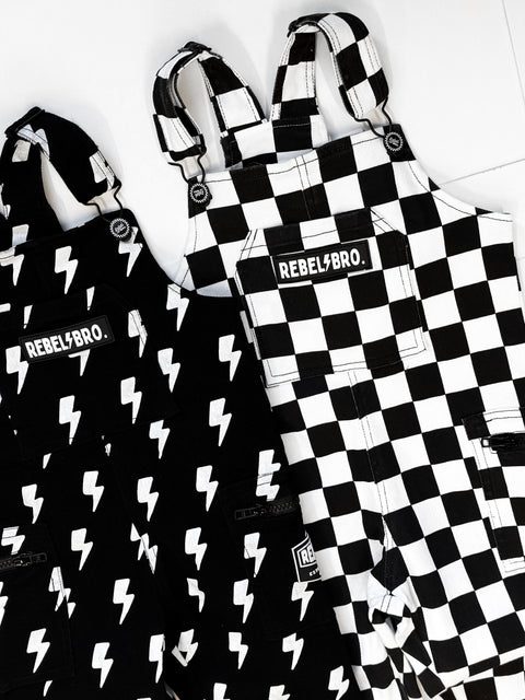 Rebel Checkered Overalls in Venice