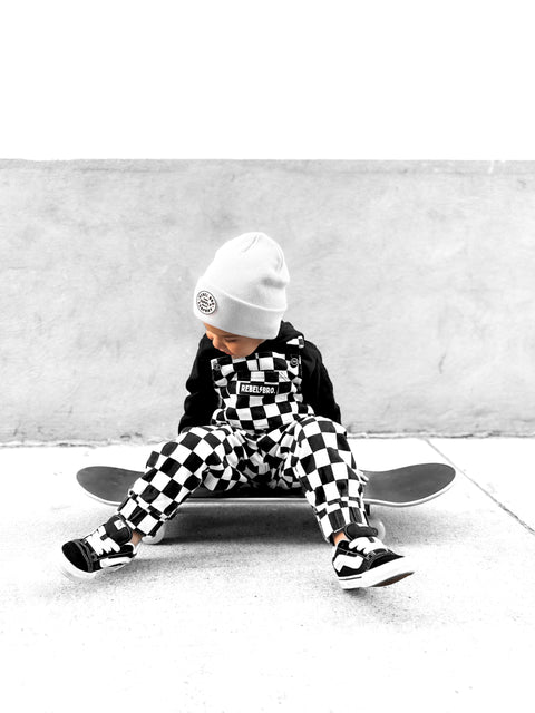 Rebel Checkered Overalls in Venice